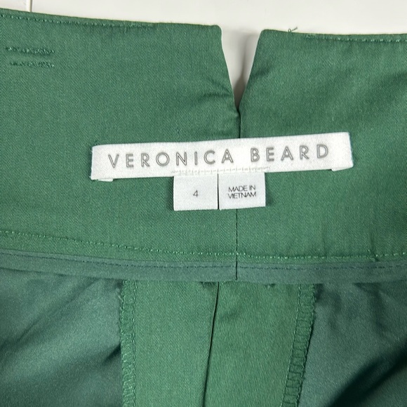 Veronica Beard High Rise Maliyah Pants in Green Size 4 - Picture 7 of 16